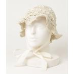 「merry jenny」 ハット FREE アイボリー レディース