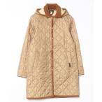 ショッピングラベンハム 「LAVENHAM」 キルティング中綿コート 38 ベージュ レディース