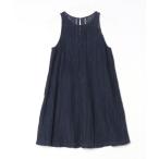 「Abercrombie&Fitch」 ノースリーブワンピース S ネイビー レディース