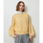 ショッピングスパンコール ニット セーター モヘヤスパンコールプルオーバー レディース