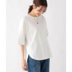 「GLOBAL WORK」 半袖Tシャツ FREE オフホワイト レディース