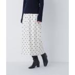 スカート ドットサテンタイトスカート