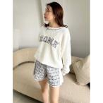 パジャマ ルームウェア ツイードショートパンツ レディース