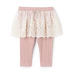 ショッピングレギンス レギンス スパッツ ケーブルチュールレースレギンス キッズ 子供 女の子