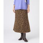 スカート 「SANYO Style EDITION掲載」ウールパンサージャカードタイトスカート