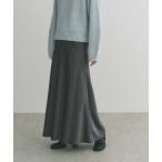 スカート 「BAILA12月号掲載」「脚長効果抜群」マーメラインサテンスカート