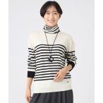 ニット セーター 「カタログ掲載」「ウォッシャブル」ダブルタートルネックニットプルオーバー レディース