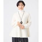 ショッピングサンヨー ニット セーター 「カタログ掲載」「ウォッシャブル」ブライトミックスペプラムニットプルオーバー レディース