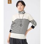 ニット セーター 「L」「カタログ掲載」「ウォッシャブル」ダブルタートルネックニットプルオーバー レディース