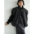 ショッピングジレ ベスト ジレ Nylon padded stand collar vest レディース