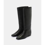 ショッピングロングブーツ ブーツ 「GRAIN/グレイン」ポインテッド ツツガタロングブーツ レディース