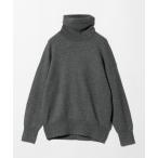 ニット セーター フォックス ウール ラメ タートルネック ニット レディース