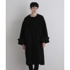 ノーカラーコート コート 「LE PHIL SPORTS」ボアパイルロングコート レディース