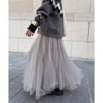 ショッピングスカート スカート ダブルチュールスカート