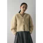 カーディガン ダブルクロスシャギーニットカーデ レディース