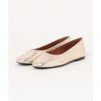 バレエシューズ パンプス 「VAGABOND」メタリックレザーバレエシューズ(E1504E)