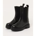 ショッピング厚底 ブーツ 「CORSO ROMA 9」厚底サイドゴアショートブーツ(W3005W) レディース