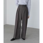  брюки [ можно выбрать размер развитие ] two tuck широкий брюки женский 