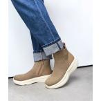 ショッピングニットブーツ ブーツ 撥水サイドジップニットブーツ レディース