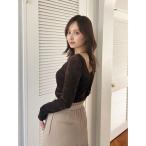 tシャツ カップインベロアカットソー レディース