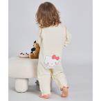 ショッピングロンパース ベビー服 ロンパース 「ハローキティ」「マイメロディ」「クロミ」 ぷっくりおしりワッペン ベビーロンパース