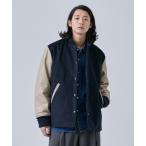 スタジャン タスマニアウール ウインドシャフト バーシティージャケット メンズ