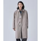 ステンカラーコート コート タスマニアウール ウインドシャット ステンカラーコート メンズ