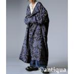 ショッピング柄 コート アウター 尾州織り ペイズリー柄 コート レディース メンズ