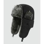 キャップ 帽子 「NOWLE」内キルティング フェイクファー フライトキャップ メンズ レディース