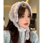  уголок данный . наушники искусственный мех ручной вязки способ красочный вязаный наушники la- уголок данный . женский 