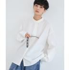 ショッピングフリル ブラウス シャツ BARNYARDSTORM / バンドカラーフリルシャツ / ハンドウォッシャブル レディース