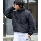 ダウンコート ダウンジャケット 「Franklin Climbing」ショートブロックモンスターパーカー レディース メンズ