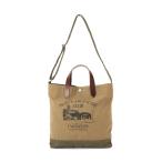 ショルダーバッグ COATING CANVAS SHOULDER BAG ”AARC GARAGE” / コーティング キャンバス ショルダーバッグ