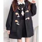 ダッフルコート コート ミドル丈ダッフルコート レディース