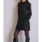 「AKTE」 長袖ワンピース 1 ブラック レディース