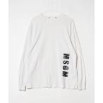 「MSGM」 長袖Tシャツ M ホワイト
