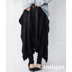 「antiqua」 サルエルパンツ FREE ブラック レディース