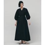 「Curensology」 7分袖ワンピース FREE ブラック レディース