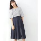 ショッピングSTUART 「JILL by JILL STUART」 フレアスカート MEDIUM ネイビー レディース
