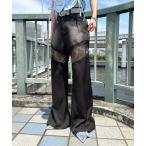 ショッピングブーツカット 「sedacle girl」 ブーツカットパンツ MEDIUM ブラック レディース