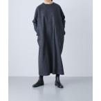 ショッピングマキシ ワンピース ウールカット2WAYワンピース