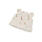 ニット帽 ニットキャップ パレード柄くま耳キャップ／オーガニックコットン キッズ 子供 男の子 女の子