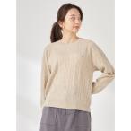 ニット セーター ウールケーブルニットプ