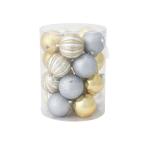 ショッピングオーナメント インテリア セットオーナメント 8cm 20個 ゴールド