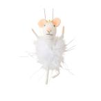 ショッピングオーナメント インテリア ファブリックオーナメント マウス ファー