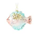ショッピングオーナメント インテリア ガラスオーナメント フィッシュ