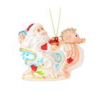 ショッピングオーナメント インテリア ガラスオーナメント サンタ サザン