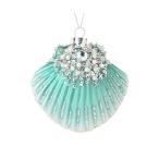 インテリア ガラスオーナメント シェル