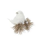 ショッピングオーナメント インテリア フェザーオーナメント バード ホワイト