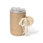 ショッピングゴールド タンブラー チャーム付きステンレスタンブラー グリッター ゴールド